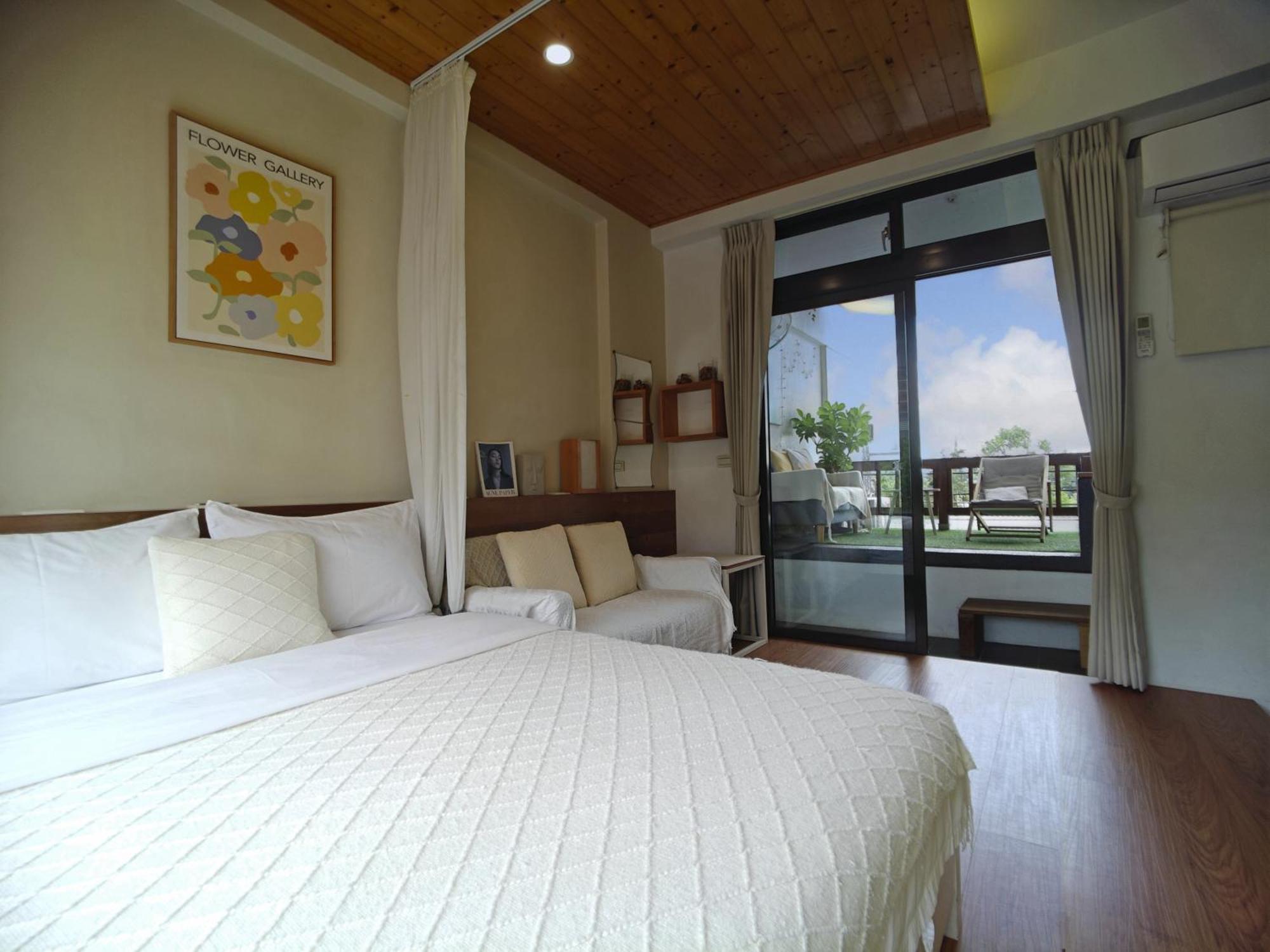 Ferienwohnung 木box田妍山色 Jiaoxi Exterior foto